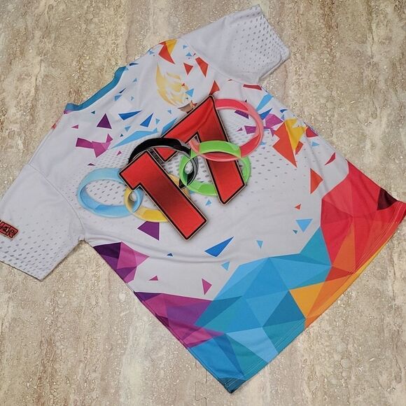 WILLIES SHIRTS OLYMPIC 17 COLOR POLY JERSEY TEE SIZE MEDIUM - Picture 5 of 5